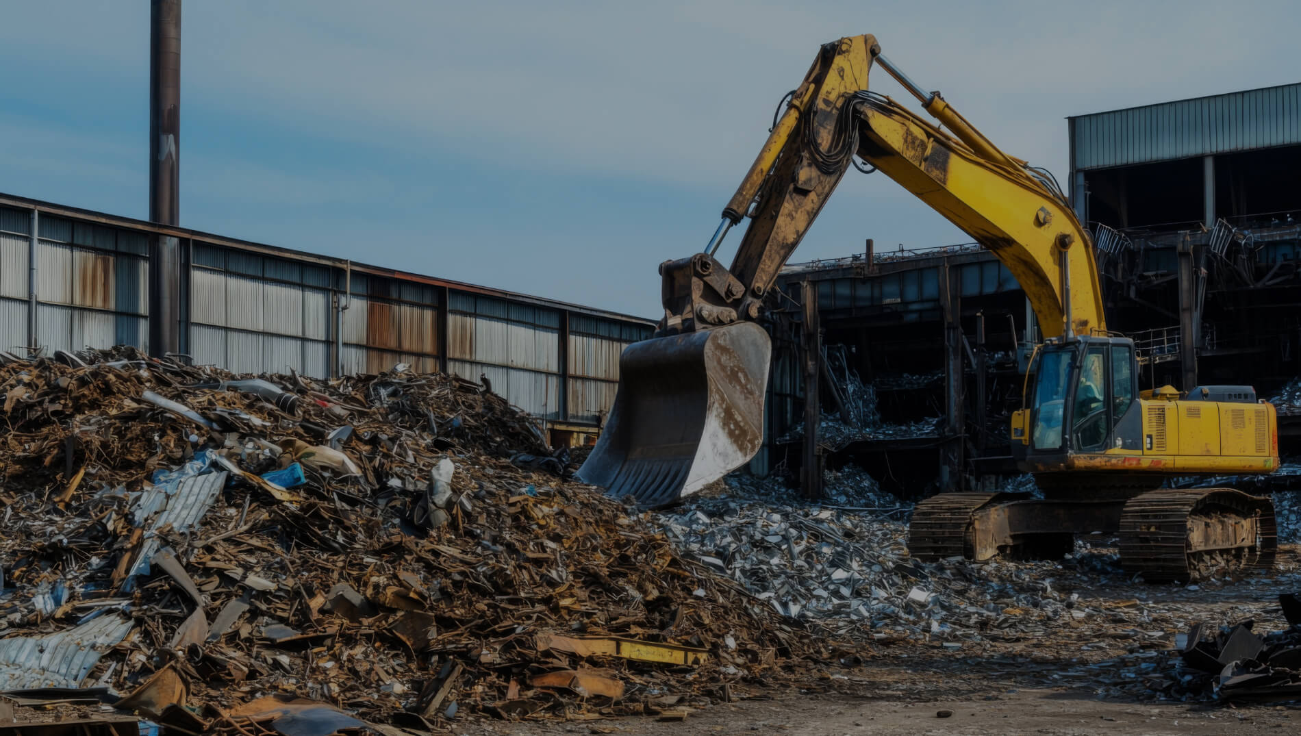 sorting scrap metal bustling scrapyard (1) sorting scrap metal bustling scrapyard (1)